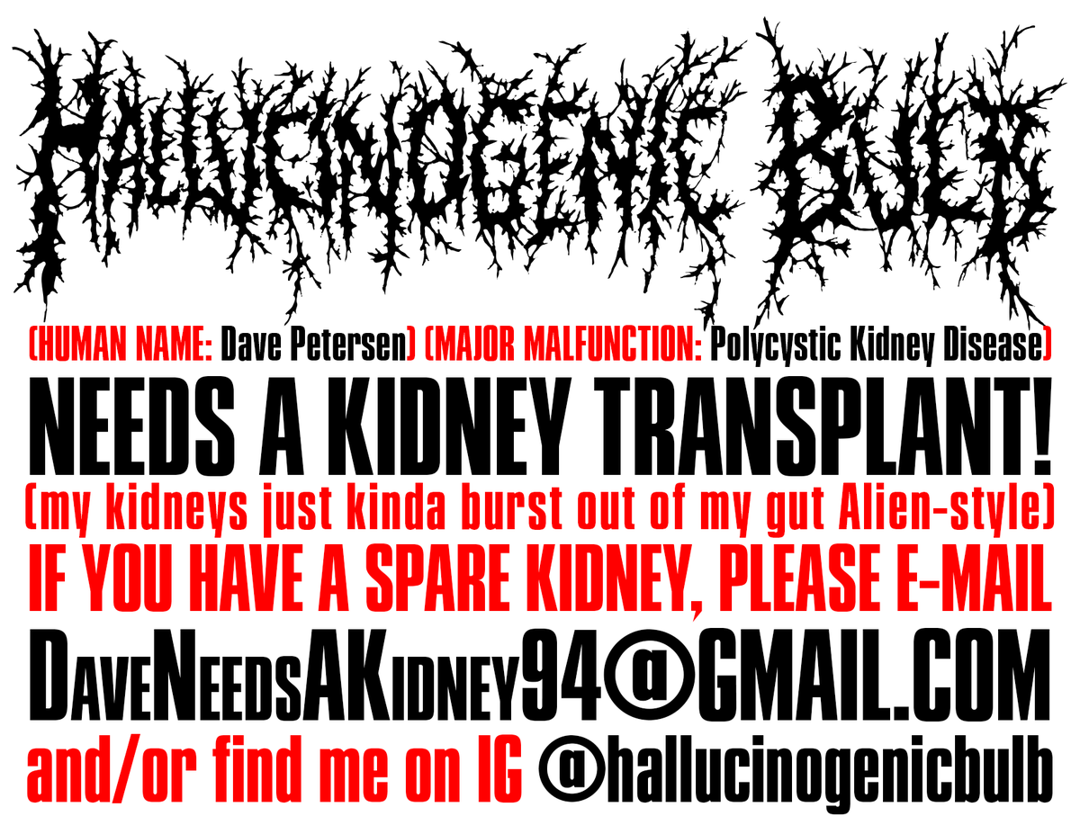 biosphereablaze's tweet photo. New I Need A Fucking Kidney graphic just dropped

I have stickers of this on the way, let me know if you want some and I'll send them out when they get here! (usually takes about 2 weeks) https://t.co/Cklab8AktB