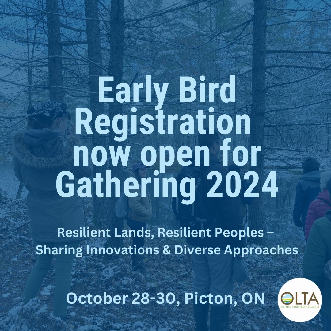 Registration is open for our annual Gathering! olta.ca/what-we-do/ont…