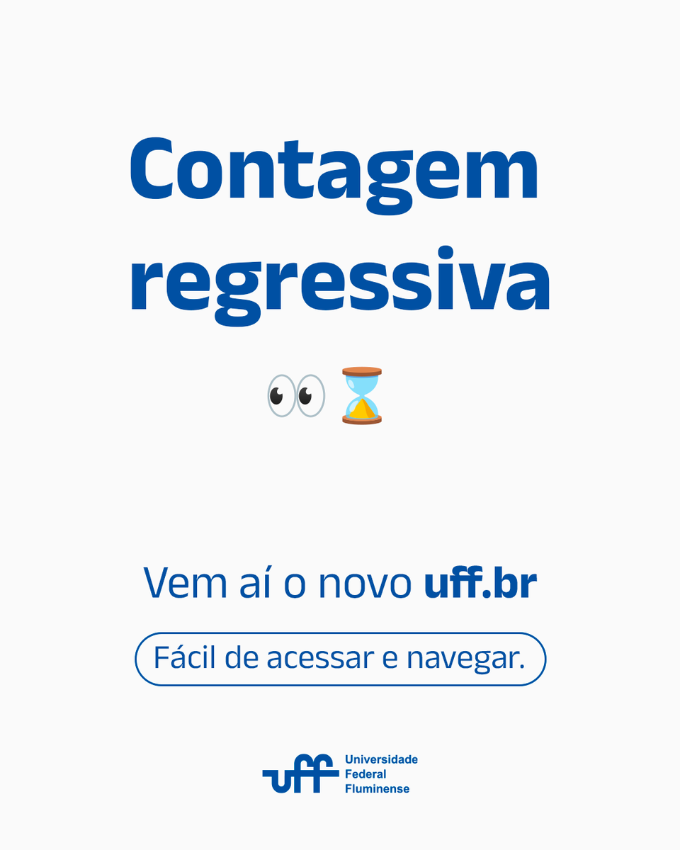 Eita que a Dona UFF tá mysteriosah!  
Muito em breve nós vamos aprimorar a experiência de navegação personalizada da nossa comunidade uffiana, reunindo tudo o que vocês mais procuram em um só lugar. 
Fiquem ligados!  #NovoSiteUFF