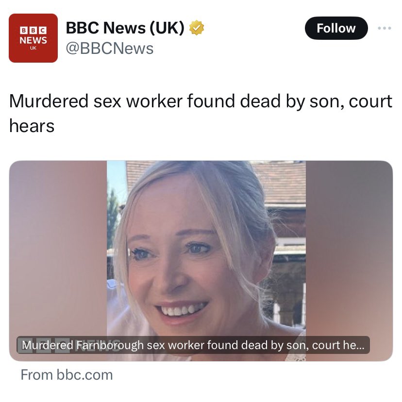 Couldn’t you find it in your hearts to call her a woman <a href="/BBCNews/">BBC News (UK)</a> ?