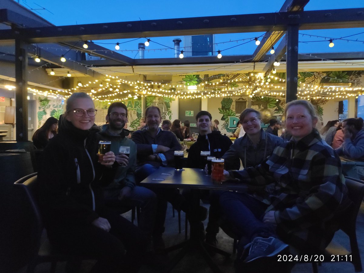 Team building activities after a day full of exciting lectures in Dublin, Ireland 😌