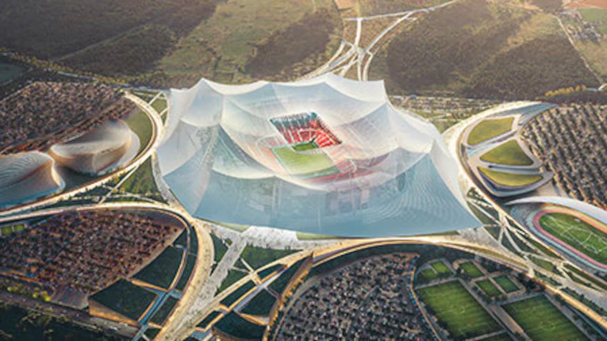 Este es el estadio que quiere construir Marruecos para quitarle la final del Mundial 2030 a España, se van a gastar 4000 millones de euros en infraestructuras.

Pero debemos acoger a sus niños y mayores que huyen del hambre y de la guerra.

Se ríen de nosotros y muchos aplauden.