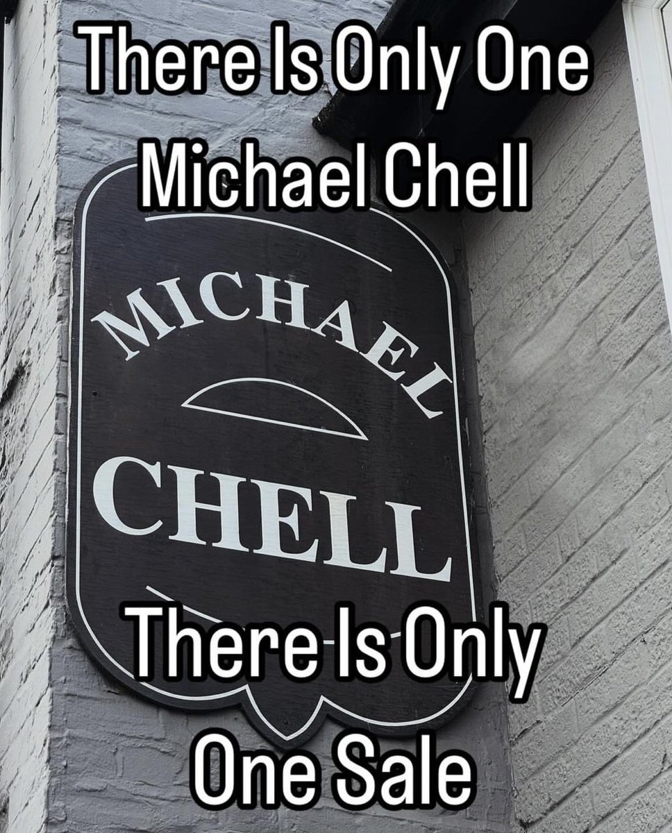 Sale now on 50% off summer season stock. In Store &amp; Online Shop Now 👇

michaelchell.co.uk/outlet

<a href="/Klarna/">Klarna</a> 
#sale #salesalesale #klarna #klarnait