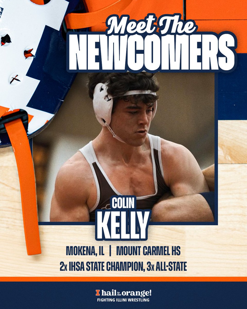 Class of '28 Introduction - Colin Kelly

The 2x IHSA State Champion and 3x State Finalist is staying home in Illinois. He's also a Buffalo Grove Invitational Champion and brings in a record of 147-10.

Welcome to the #Illini, Colin!

#HTTO