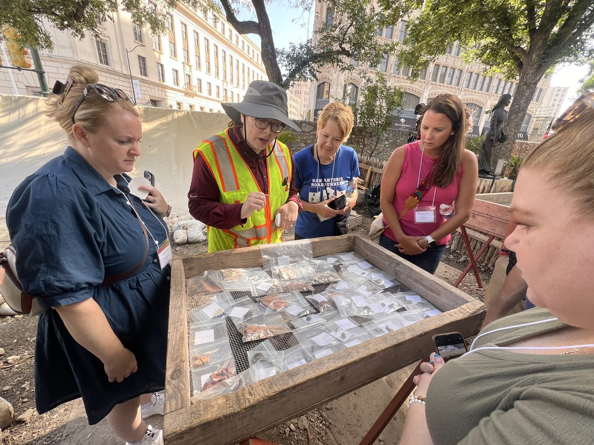 If you haven’t gone to a PD by <a href="/OfficialAlamo/">The Alamo</a> you need to go! We learned all about preservation and it included a behind the scenes look at their current dig site. We even chatted with archaeologists! I was so star struck!! I can’t wait to share what I learned with teachers!