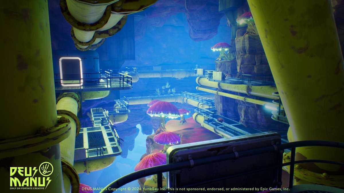 Island code: Deus Manus ( 9664-9068-6157 )

The Hand of a Dead Celestial.
An Abandoned Mining Camp.
Vertical Old School Deathmatch like nothing else.
Come Play to Discover the Secrets of this Unreal Place.
——-
We are pumped to announce "Deus Manus" (or “Hand of God” for those who