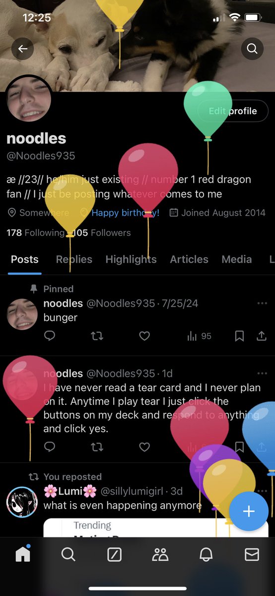 I used to always buy a pack of cigs in celebration of my birthday. I don’t really feel like doing that this year
