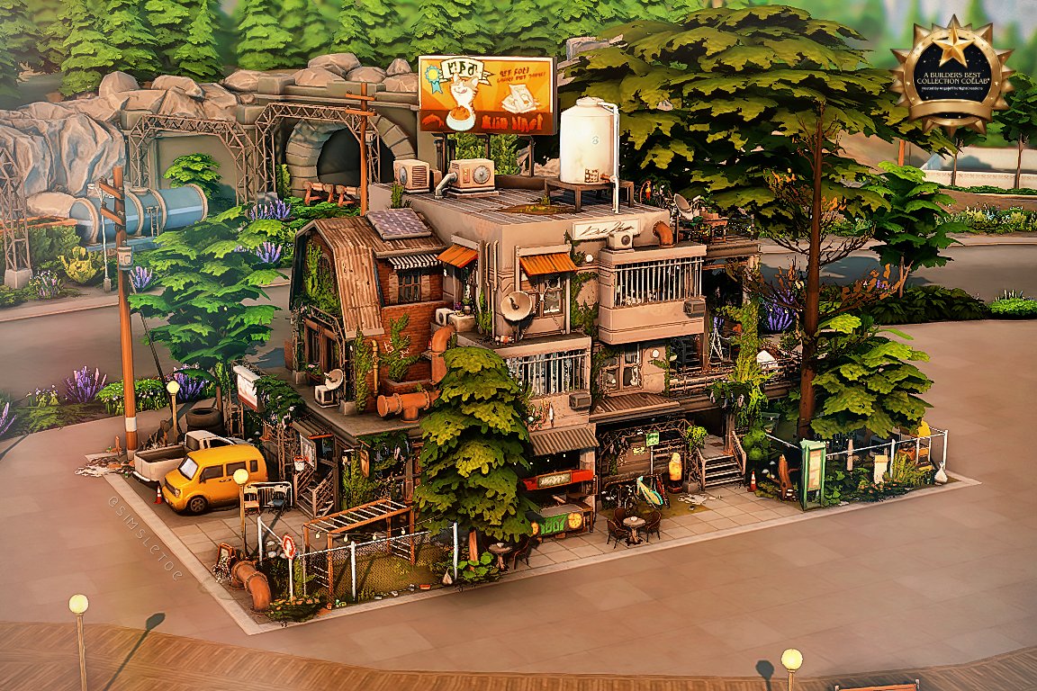 Industrial Apartment Complex 🏗⚙️

I've created this five unit apartment complex in Evergreen Harbor as part of the #buildersbestcollectioncollab 

NoCC | Play-tested 
📥 Gallery ID: simsletoe

#ShowUsYourBuilds #TheSims4 #TheSims