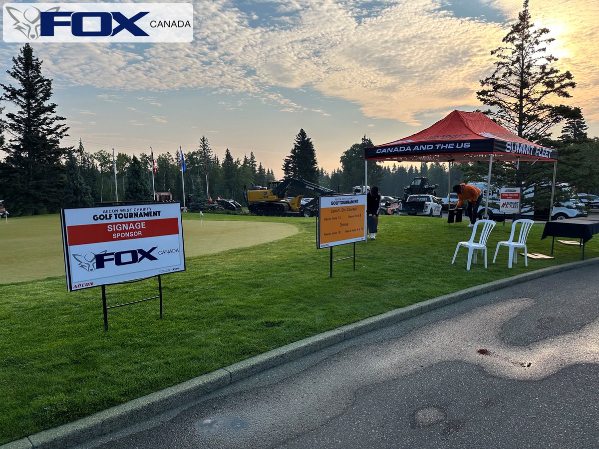 Excited to unveil the vibrant signs for the Aecon Charity Golf Tournament, generously sponsored by FoxCanada! Durable, eye-catching, and perfect for making an impact. 

Contact us today at 1-866-548-8147 | sales@foxcanada.net

#CustomSigns #MedicineHat #Construction #Charity