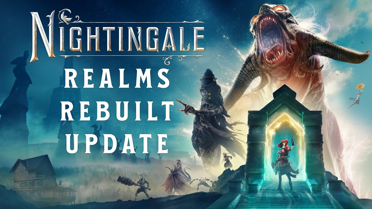 The world of Nightingale has been reborn, Realmwalkers.

Set forth on a new campaign, where adventure and rewards await beyond the ancient Crossways on September 12, 2024.

Watch the trailer here: youtu.be/lLcyuMZqcG4