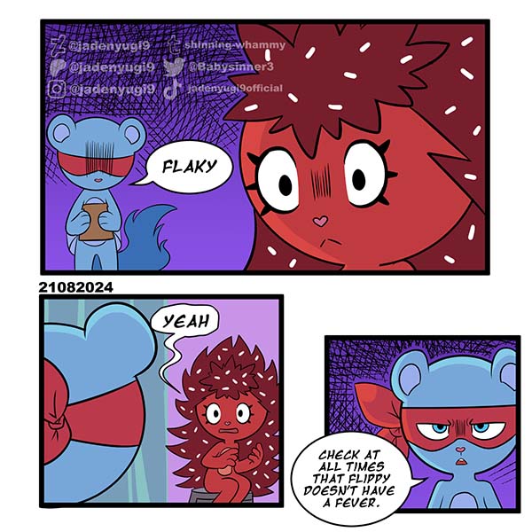 Babysinner3's tweet photo. #HTF #happytreefriends
fallen soldier Au part 15 
después de ver el doblaje que Matías le hizo a este comic me acorde que tenia algunas paginas avanzadas y que debía de terminar este comic desde cuando, así que, aquí esta la continuación. https://t.co/ixEawCglid