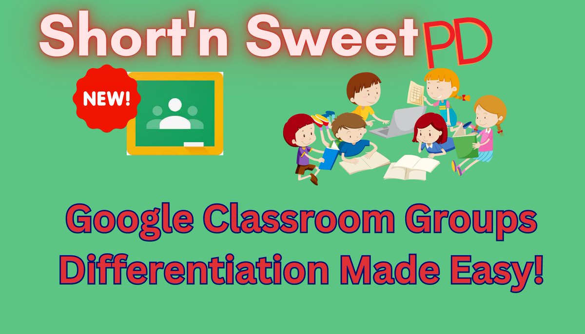 Level up #GoogleClassroom with the new Groups feature! 🚀 This video helps personalize learning  🤩 Check it out and unleash the power of differentiation! youtu.be/wMZ66X-lOz4 #GoogleforEDU #Differentiation #StudentGroups #PersonalizedLearning #TeacherTips