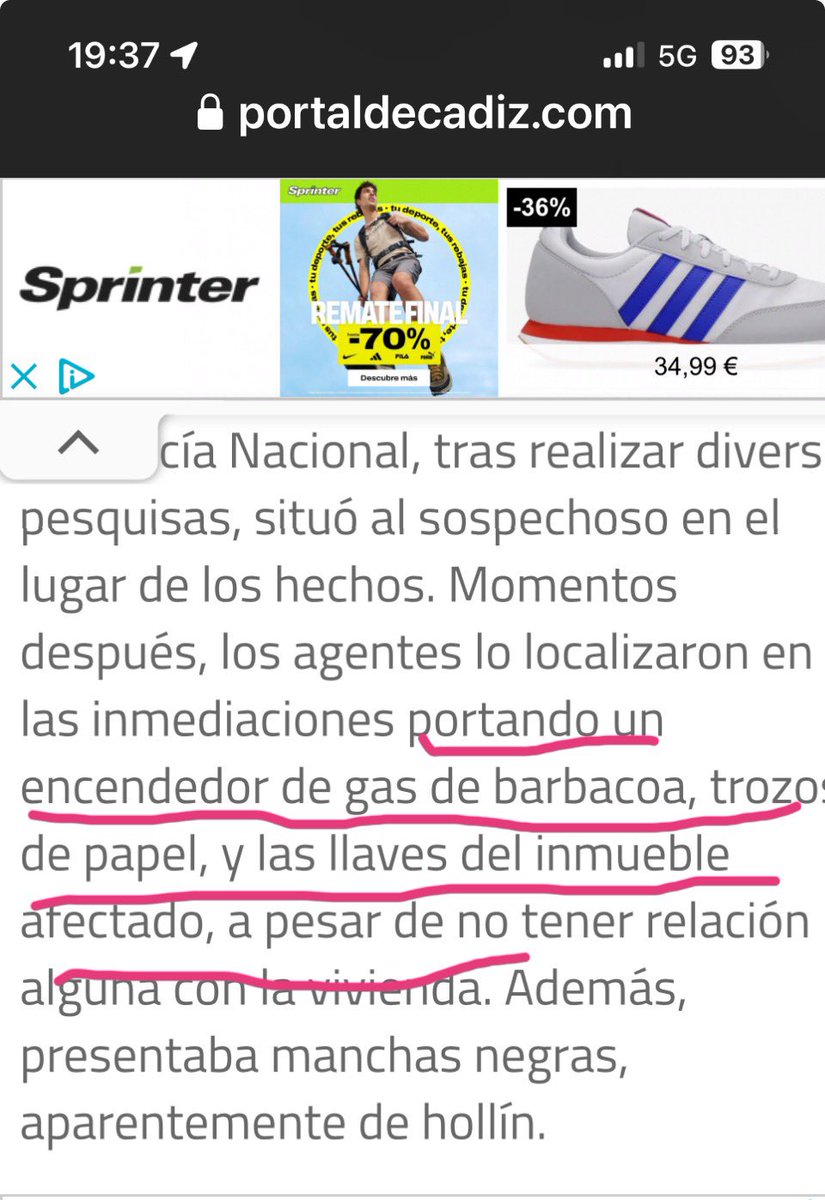 Tampoco estaba tan claro que fuera él.