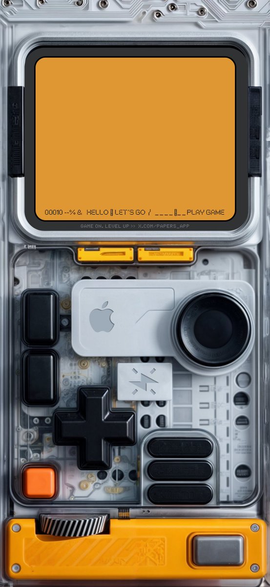 Papers_app's tweet photo. This Gameboy wallpaper has a classic retro vibe ❤️ https://t.co/TB5KhC58RZ