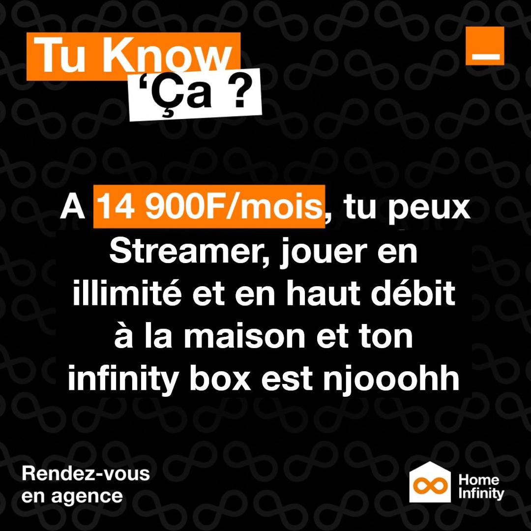 Orange_Cameroun's tweet image. La Soirée Parfaite. Soirée pizza 🍕, amis et gaming 🎮?
Avec l'Infinity Box, c'est garanti !

Plus besoin de se disputer pour la connexion.
Chacun profite de son jeu ou de sa série en toute sérénité.
A combien ? 14 900F/ mois 🙂.

Rendez-vous dans une agence Orange

#InfinityBox
