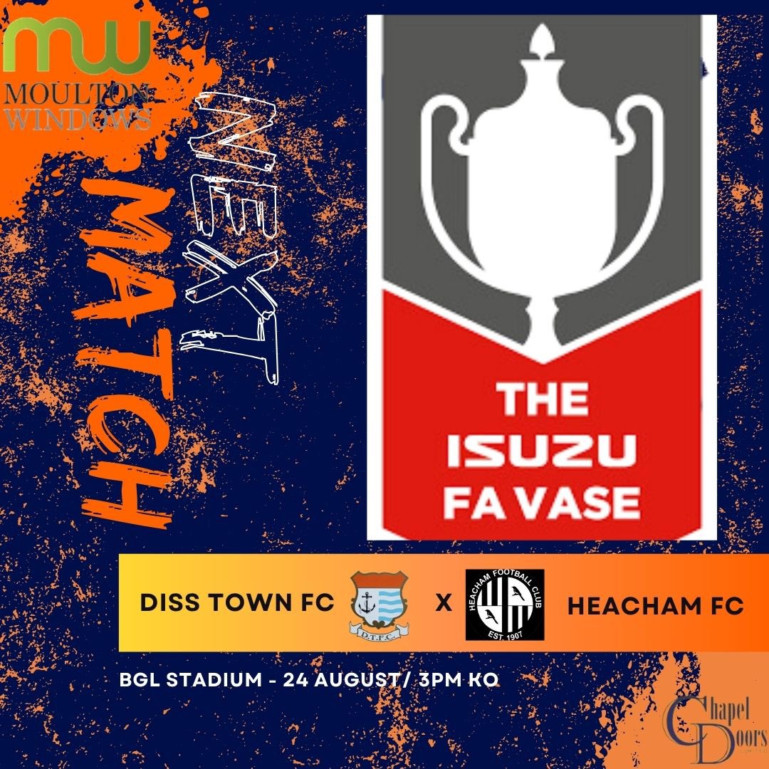 It’s cup action this weekend in the <a href="/IsuzuFAVase/">Isuzu FA Vase</a> 1st Rd with <a href="/ThurlowNunnL/">TNL</a> Prem side <a href="/HeachamFC/">Heacham F.C</a> as the visitors.
