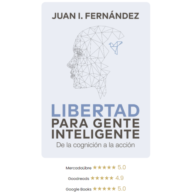 juanif17's tweet image. 📢🟢Estimados, muy feliz de comunicarles que
YA ESTA DISPONIBLE LA 2da EDICION de
📘LIBERTAD PARA GENTE INTELIGENTE:
De la Cognicion a la Accion
En ambos formatos:
- Físico 📘(Nuevo)
- eBook 📓
Pueden adquirirlo directamente aca:
👉juanifernandez.com/book
¿Que cambio con…