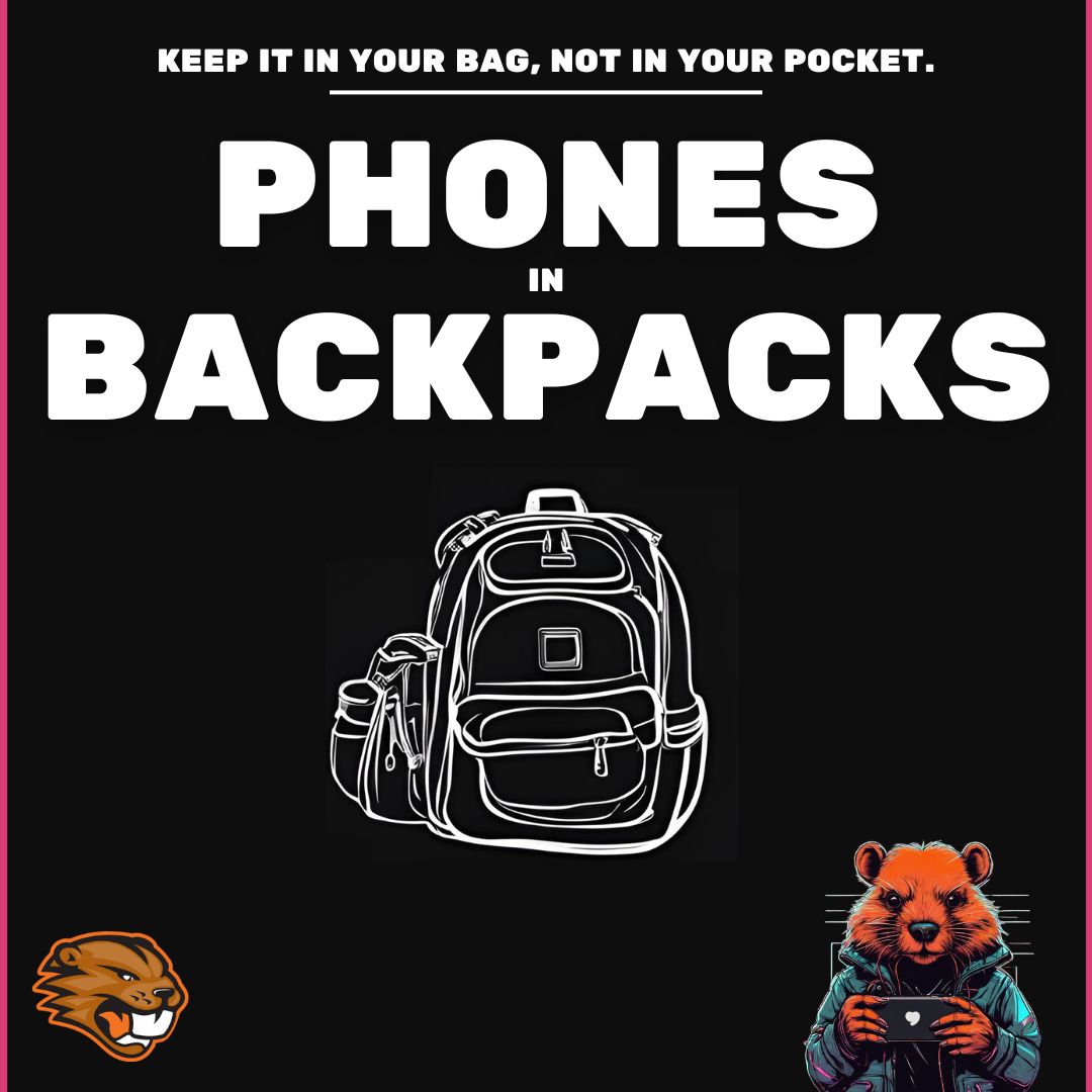 📵🔍HOW IT WORKS: Phones must be off and stored in your backpack or a designated caddy during class... not in your pocket! During passing periods and lunch, phones are allowed. Let’s make sure we follow these guidelines!