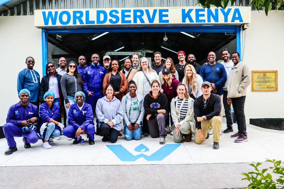 worldserveKenya's tweet photo. Today, WorldServe Kenya had the pleasure of hosting Pastor Ron &amp; Judy from the Shoreline City Church team, Dallas USA. They toured our water projects, and the sanitary pads factory. https://t.co/4hmISghWvi