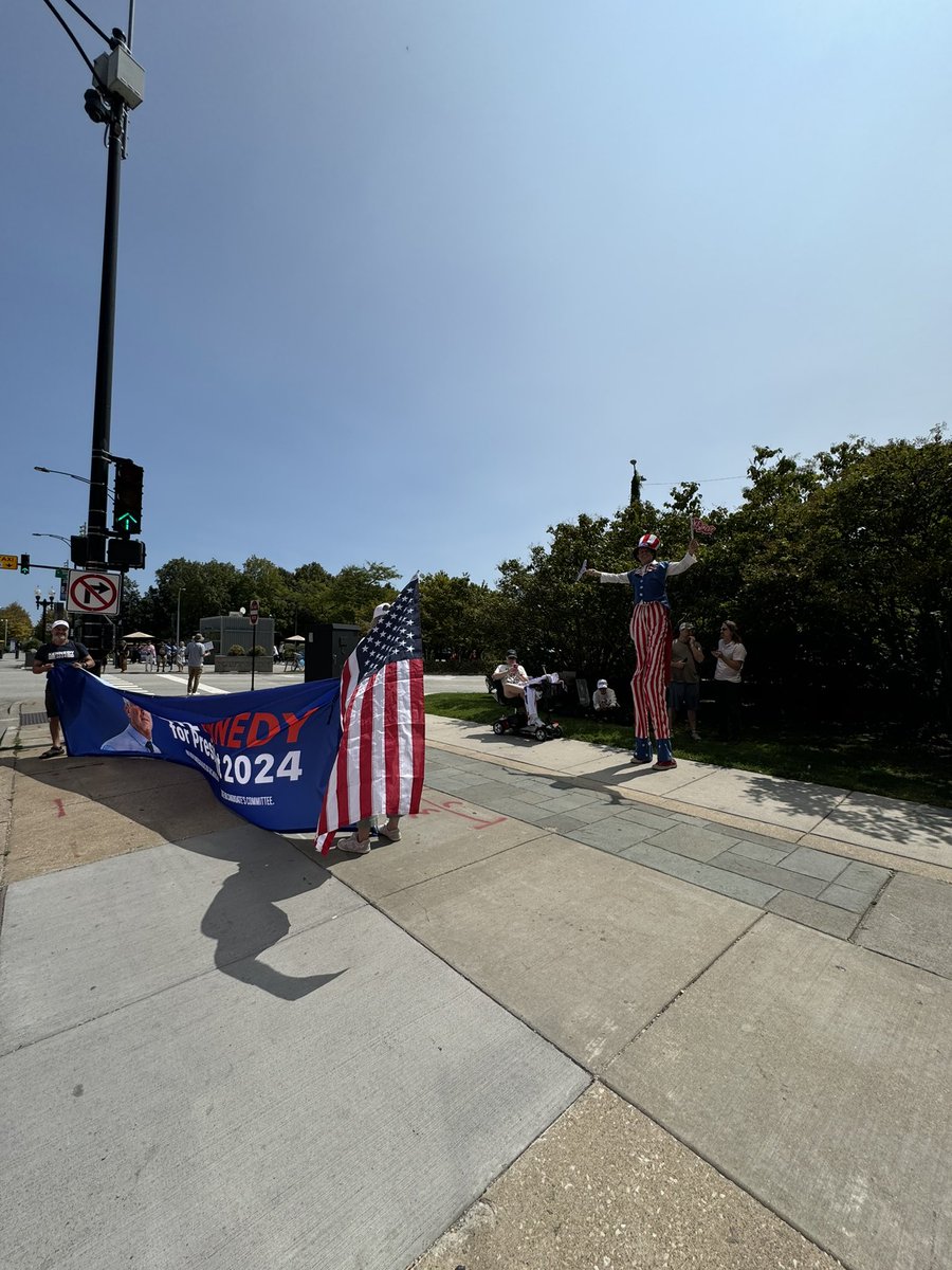 Team Kennedy contingent near Navy Pier