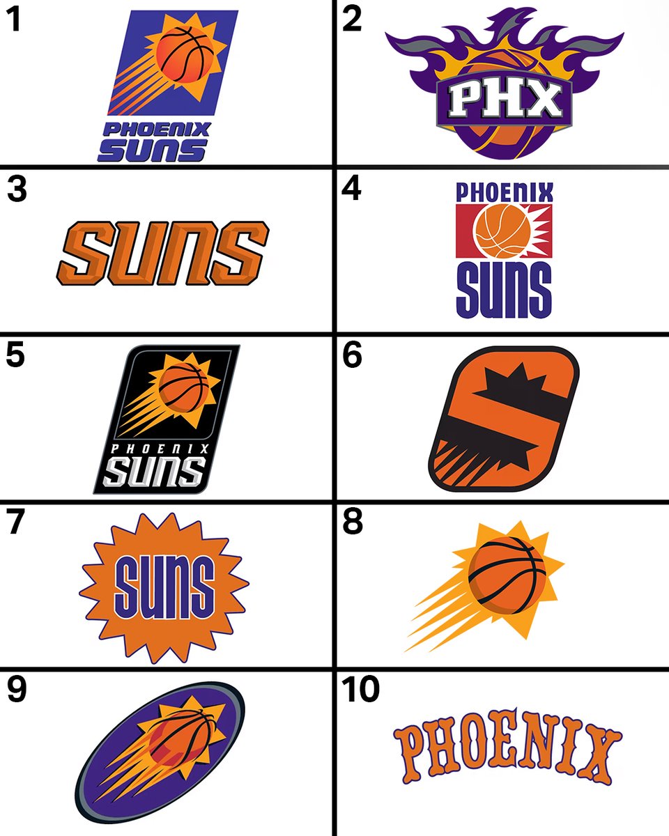 What's your favorite Suns logo of all-time? ☄️