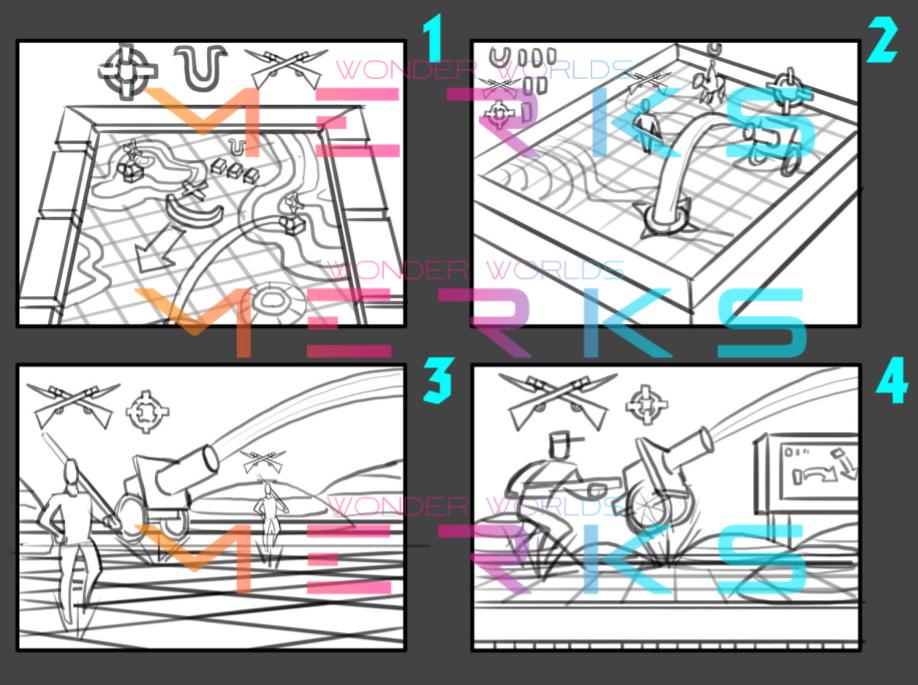 WWMerks's tweet image. Happy #gamedev Weds! 
Today we are showing how some suggestions for layouts of our #ultai #trapcards "New Formation"
We wanted the #art to be different from #merks so we opted for a black background. Excited to see how it turns out. 
#wwmerks #wargames