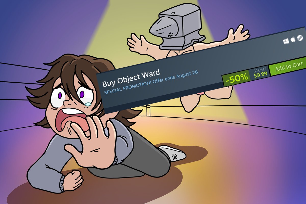 ThugzillaDev's tweet image. It&apos;s my (belated) birthday! To make a birthday boy REALLY happy, all my games on itch &amp;amp; steam are 50% off! Get 4 amazing games (Including Object Ward RIGHT NOWWWWW) 🥳👇
store.steampowered.com/bundle/44109/T…

#indiedevhour #visualnovel #indiegame