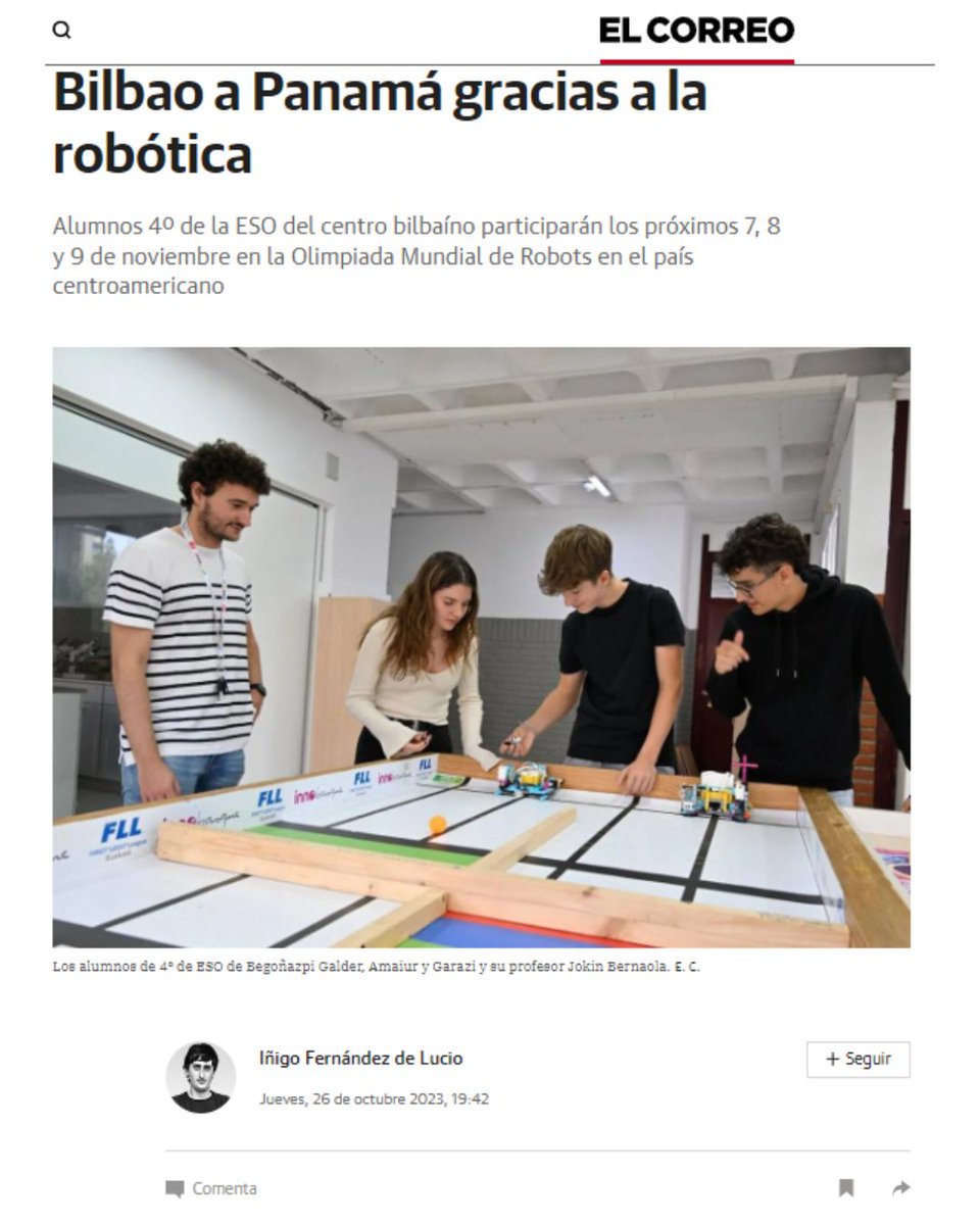 Begonazpiikas's tweet image. 📰✨ #BegoñazpiIkastola, zalantzarik gabe, erreferentzia da arrazoi askorengaitik: barrikuntza, #zientzia, #robotika, #baloreak... Eta prentsak horren barri emon dau azken hilebetoetan.

#BegoñazpiEredua 
#BegoñazpiZureEsku