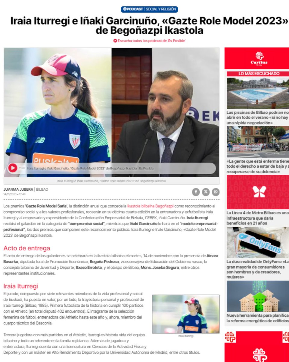 Begonazpiikas's tweet image. 📰✨ #BegoñazpiIkastola, zalantzarik gabe, erreferentzia da arrazoi askorengaitik: barrikuntza, #zientzia, #robotika, #baloreak... Eta prentsak horren barri emon dau azken hilebetoetan.

#BegoñazpiEredua 
#BegoñazpiZureEsku