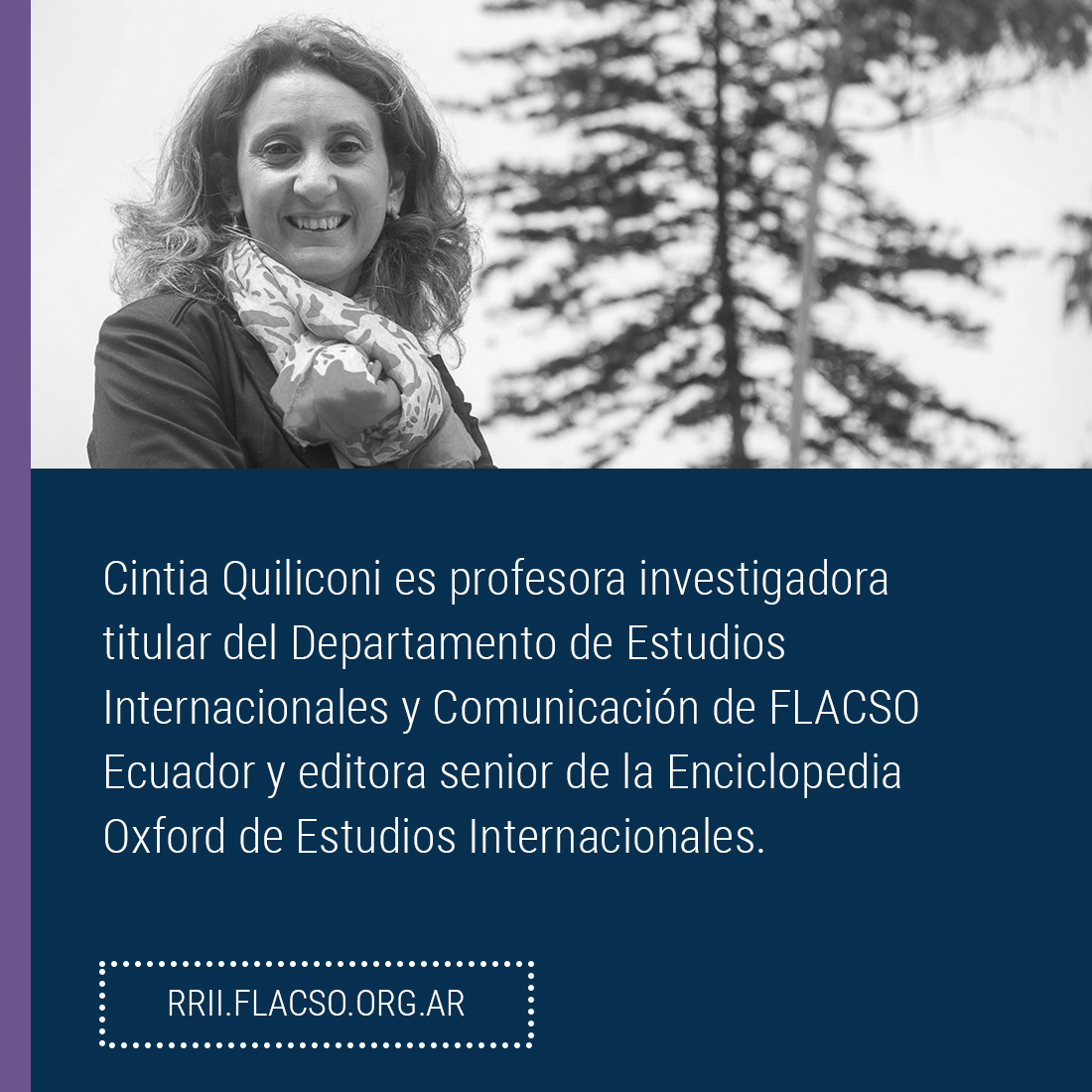 🔷Presentación del libro "La impronta latinoamericana en la economía política internacional" de Cintia Quiliconi 

📅Fecha: Viernes 30/8. 18 hs
⬇️Lugar: <a href="/FLACSOARGENTINA/">FLACSO Argentina</a>. Tucumán 1966, CABA.
📑Participación libre y gratuita.
Inscripción: linktr.ee/rriiflacso