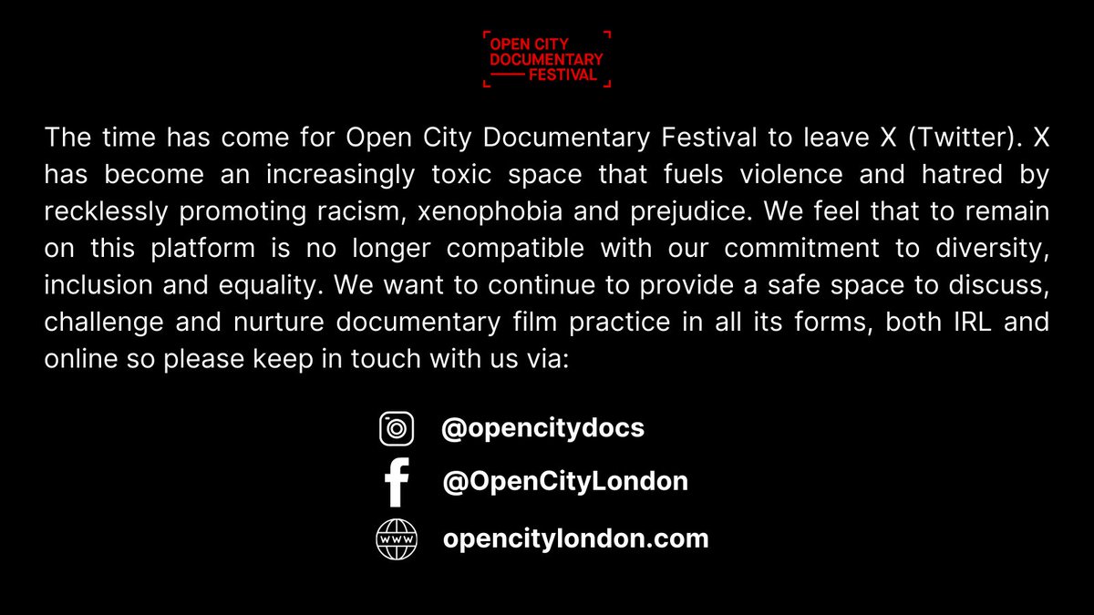 Open City Documentary Festival tweet media
