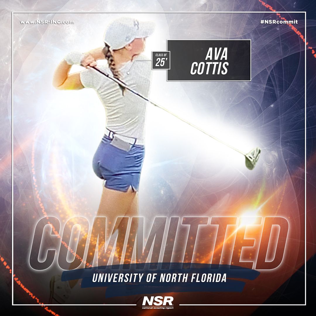 NSR (@nsrnow) on Twitter photo ๐จ#CommitmentAlert๐จ
Congrats to #NSRgolf Ava Cottis
๐: 2025
๐: Savannah, Georgia
๐ซ: Savannah Christian Preparatory School
โ
: to <a href="/UofNorthFlorida/">University of North Florida</a>!๐ โณ๏ธ
๐ค: Ollie Schniederjans
๐ฅ: buff.ly/4fWSNfw
#NSRcommit
#AvaCottisNSR ๐จ#CommitmentAlert๐จ
Congrats to #NSRgolf Ava Cottis
๐: 2025
๐: Savannah, Georgia
๐ซ: Savannah Christian Preparatory School
โ
: to <a href="/UofNorthFlorida/">University of North Florida</a>!๐ โณ๏ธ
๐ค: Ollie Schniederjans
๐ฅ: buff.ly/4fWSNfw
#NSRcommit
#AvaCottisNSR