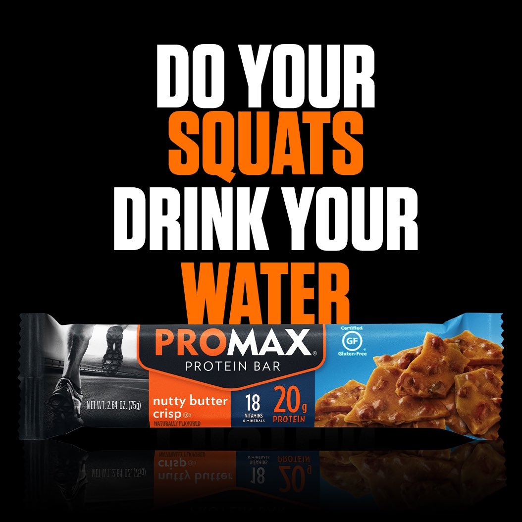 Do your squats, drink yor water #ToTheMax