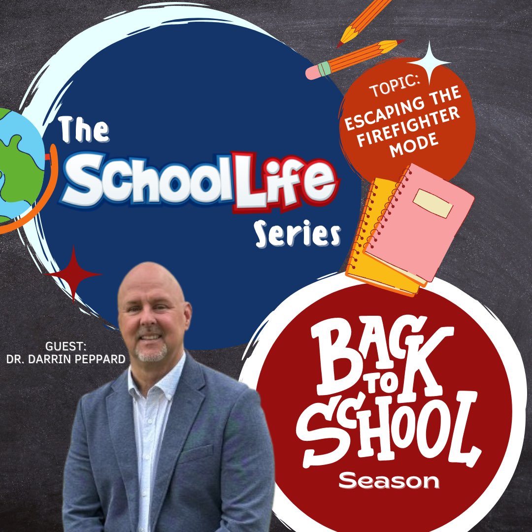 Episode 5 in the Back to School Season is live and you won’t want to miss this convo with educational leadership expert, <a href="/DarrinMPeppard/">Darrin M Peppard Ed.D. #RoadToAwesome</a>! 

Together, we dive into a feeling all principals have felt at some point, firefighter mode 🧯🔥 We provide some great advice on overcoming