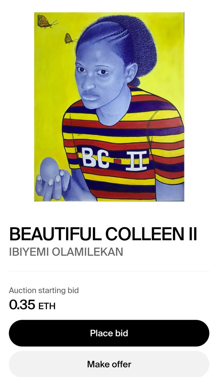 O_Art_Ola's tweet photo. Feel free to kickstart an auction or send in your offers for any of these pieces on @foundation .
Physical pieces available to be shipped over to the collector.
Link 👇👇👇
https://t.co/spEcMUVBEg
This is one of the best things you can do for me at this moment. https://t.co/TbGfc343hT