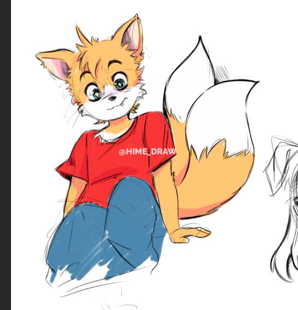 hime_draw's tweet photo. practicing a bit drawing furry style these days 🙌 (*goes back to not posting for months*) #furryartist #furry #sonic https://t.co/PpqmWm6XoK