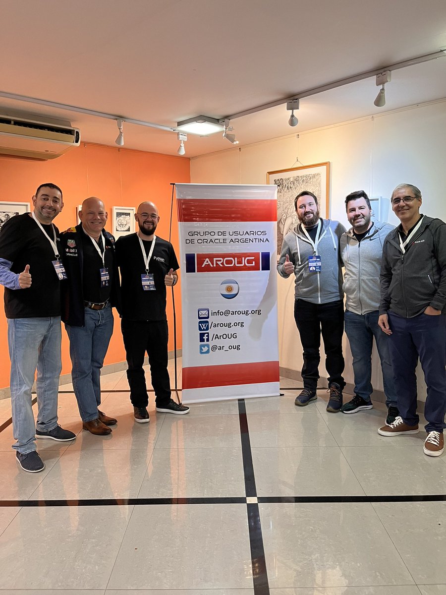 rsalazar_ace's tweet image. Pythian and ExPythian at @ar_oug
🇦🇷
#LaoucTour24
#pythianlife 
@oracleace 
#pythianAlumni 
@Pythian