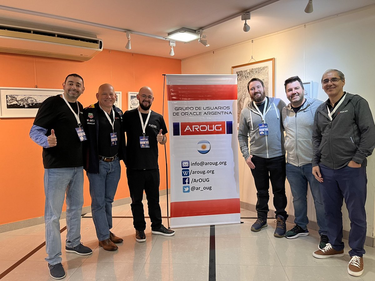 rsalazar_ace's tweet image. Pythian and ExPythian at @ar_oug
🇦🇷
#LaoucTour24
#pythianlife 
@oracleace 
#pythianAlumni 
@Pythian