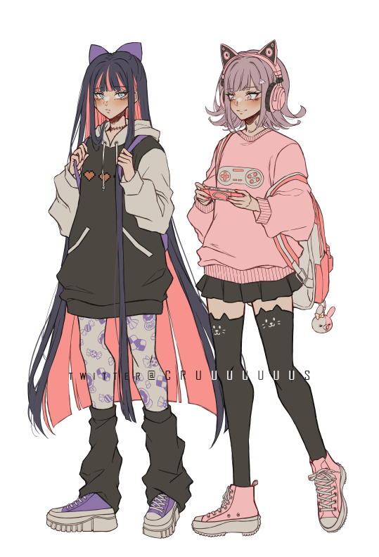 七海千秋 「Stocking & Nanami 」|Criis-chan 🌸のイラスト