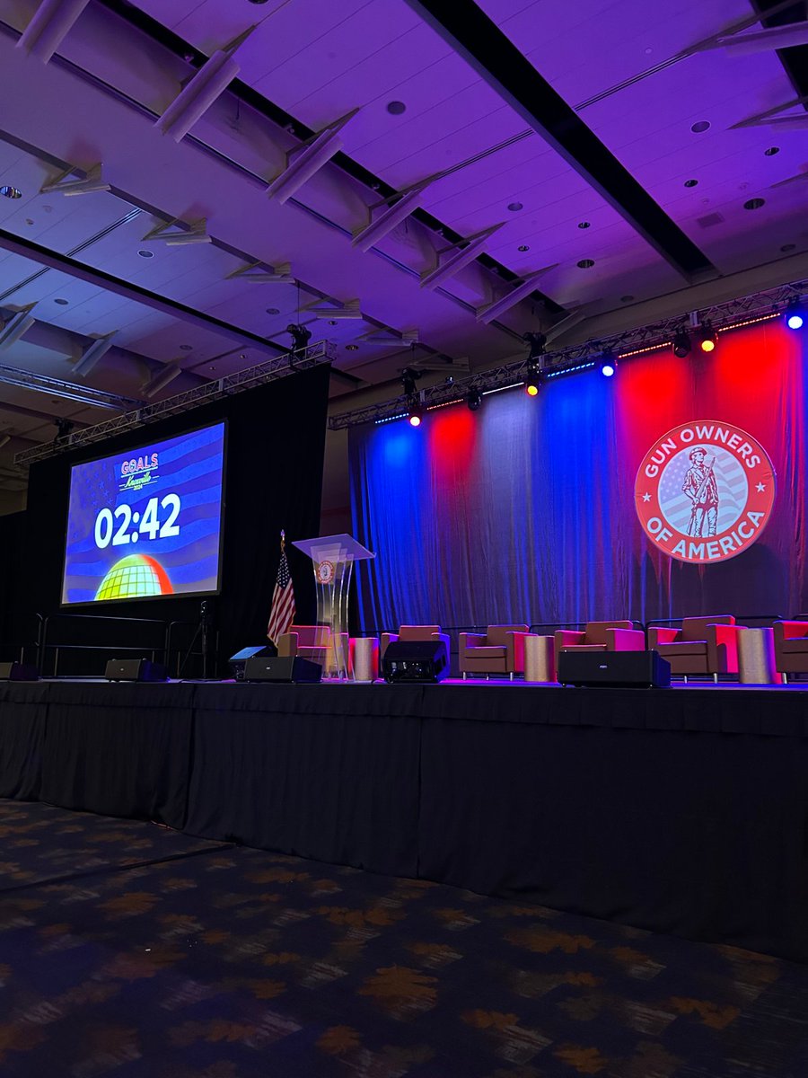 MMProductionsUS's tweet image. G.O.A.L.S. 

Thrilled to provide audiovisual services to the first annual Gun Owners Advocacy and Leadership Summit this past weekend. 
#goals #KCC #Audiovisualproduction #ElevateYourEvent #MandMProductions #EventDesign #Sophistication #Style #MemorableEvents