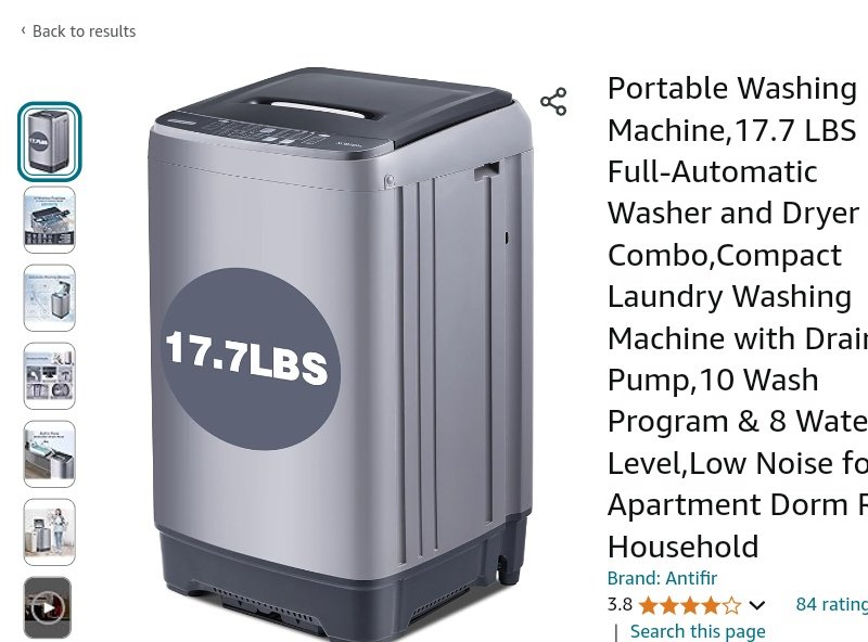 Lisarada1's tweet image. #antifirautomaticwashingmachine #portablewashingmachine  I&apos;m 💕 loving this cheap portable Antifir automatic #washing machine got it right off Amazon a month ago use it 6 times . I can&apos;t hook it up to my facultes it&apos;s built different. So the manager of my building the one I kind…