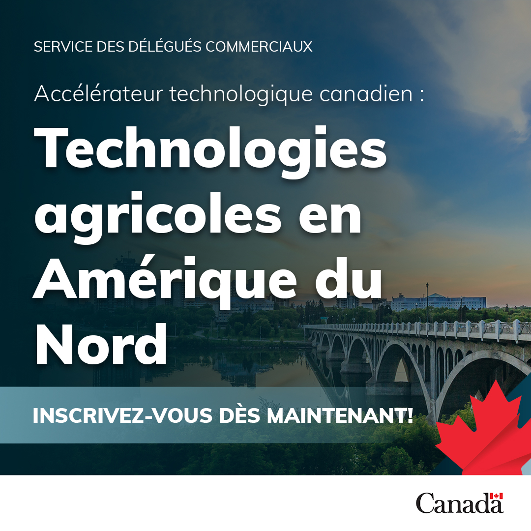 Appel à tous les innovateurs en #TechnologieAgricole du Canada ! 

Le programme ATC est votre porte d'entrée vers le marché nord-américain. Développez vos solutions agri-tech, connectez-vous avec des experts du secteur et ayez un impact global.

ow.ly/lQGu50T3kPa