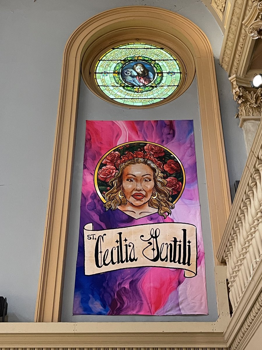 Hanging in Judson this past Sunday during our 3pm hybrid worship.💕 

RIP to St. Cecilia Gentili