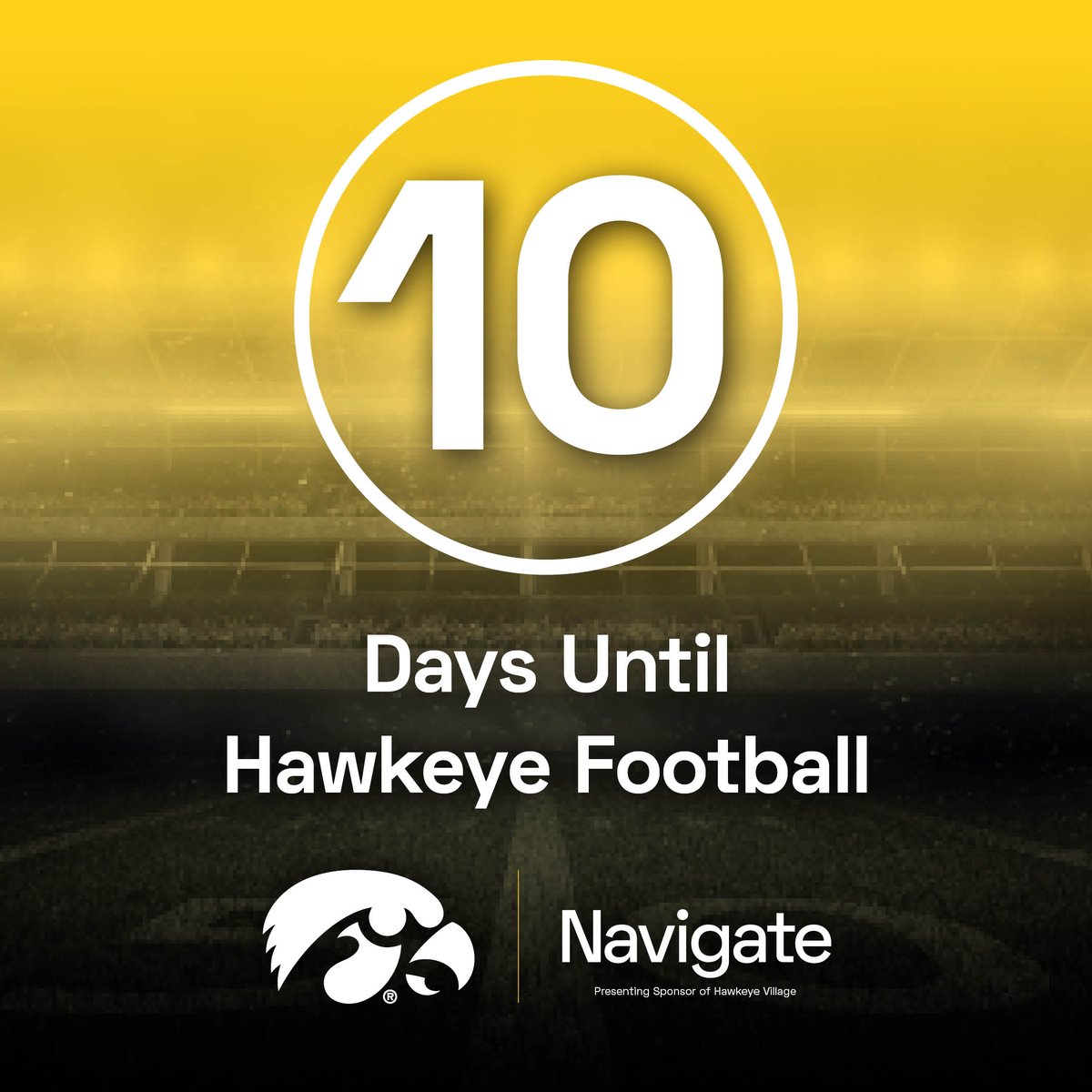 10 Days until @hawkeyefootball is back. #hawkeyes