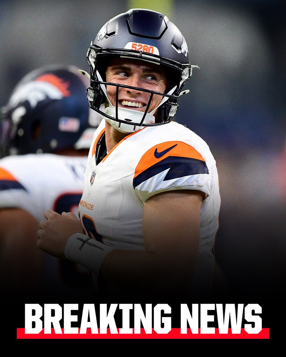 Expected but official: Broncos HC Sean Payton officially has named rookie first-round pick Bo Nix as Denver’s new No. 1 QB.

Nix is now slated to start opening day in Seattle against the Seahawks.