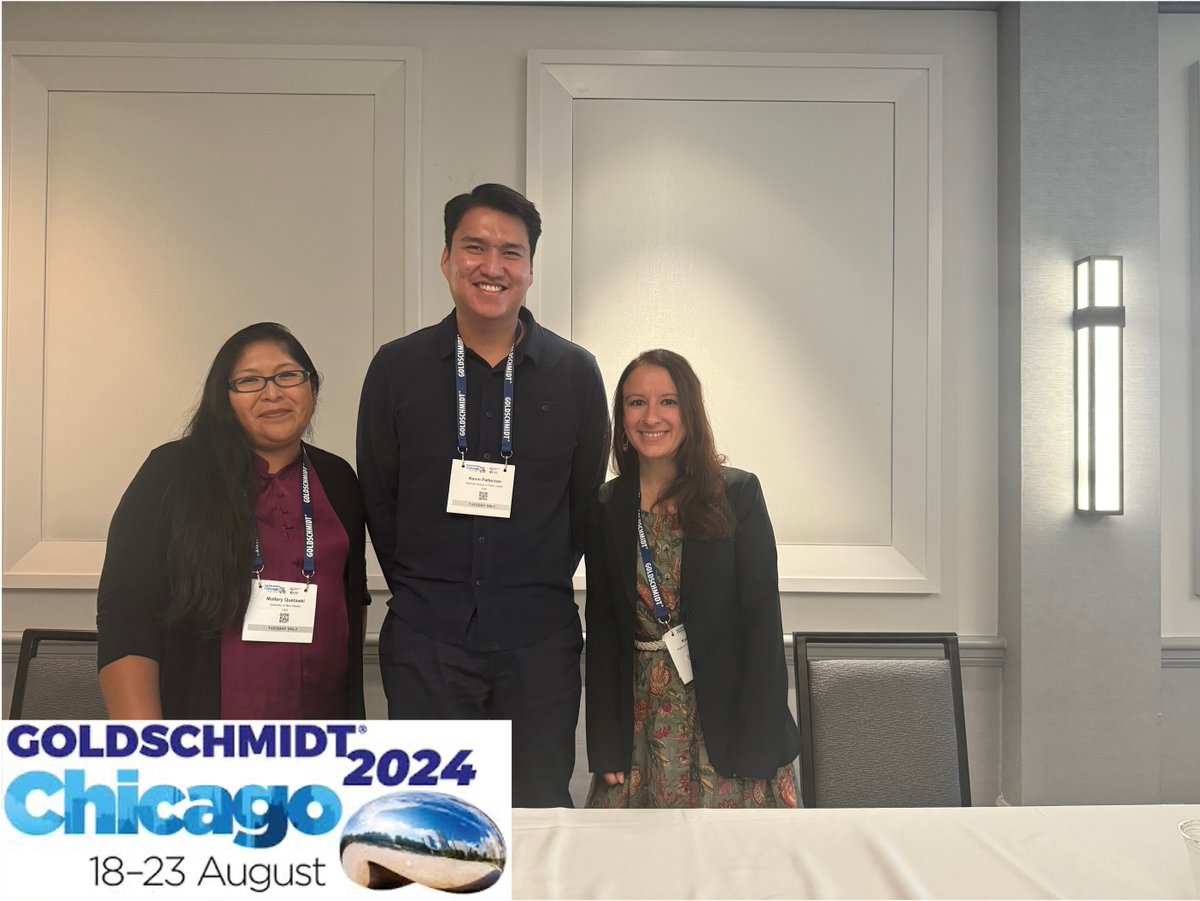 Columbia Northern Plains SRP (@columbia_srp) on Twitter photo Fun at #Goldschmidt2024! 🌟
The Geohealth session with Mallery Quetawki @METALS_SRP, Kevin Patterson <a href="/Columbia_SRP/">Columbia Northern Plains SRP</a>, and Kathrin Schilling @KathrinSchilli3 led to amazing discussions. Thanks to all who joined! 🙌💧 #Geohealth #WaterQuality #IndigenousCommunities Fun at #Goldschmidt2024! 🌟
The Geohealth session with Mallery Quetawki @METALS_SRP, Kevin Patterson <a href="/Columbia_SRP/">Columbia Northern Plains SRP</a>, and Kathrin Schilling @KathrinSchilli3 led to amazing discussions. Thanks to all who joined! 🙌💧 #Geohealth #WaterQuality #IndigenousCommunities