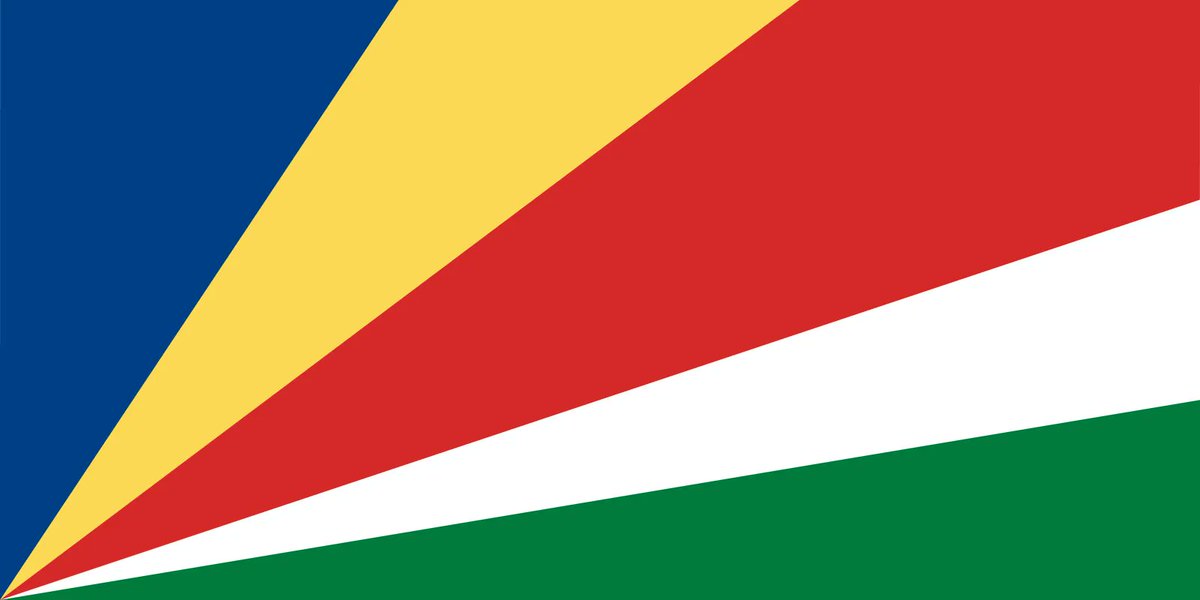 I love the Seychelles flag, which accidentally doubles as a striking symbol of Romanian-Hungarian unity