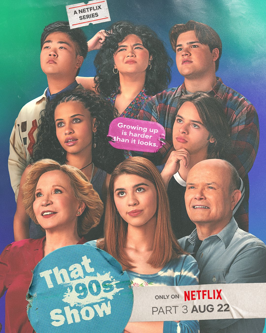 That 90s Show S3 poster op Netflix België 