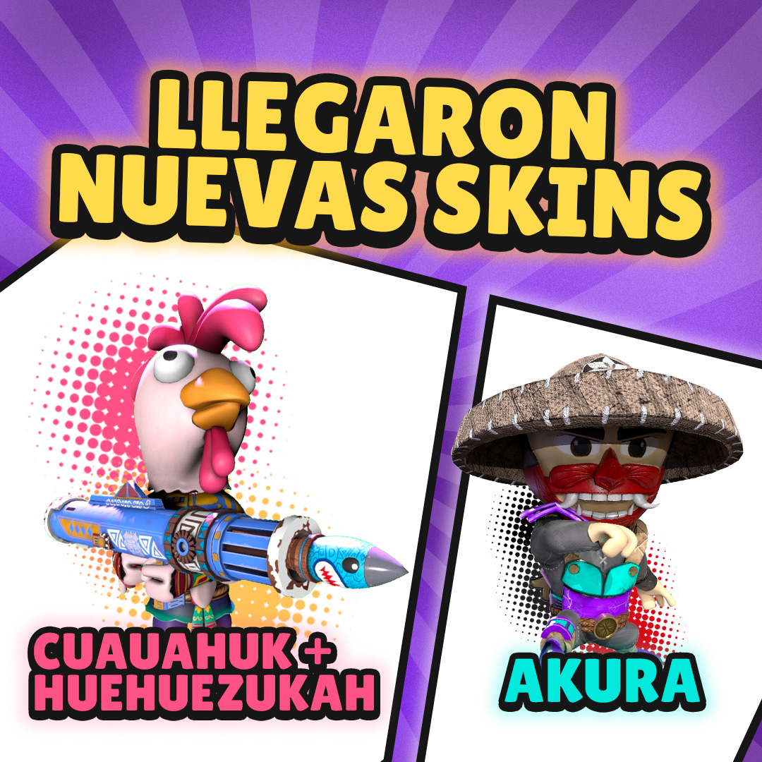 ¡Prepárate para lucir más épico que nunca! Nuevas skins acaban de llegar a la tienda de Battle Hero. ¿Cuál será tu favorita? #NuevasSkins #Battlehero  #Shooter