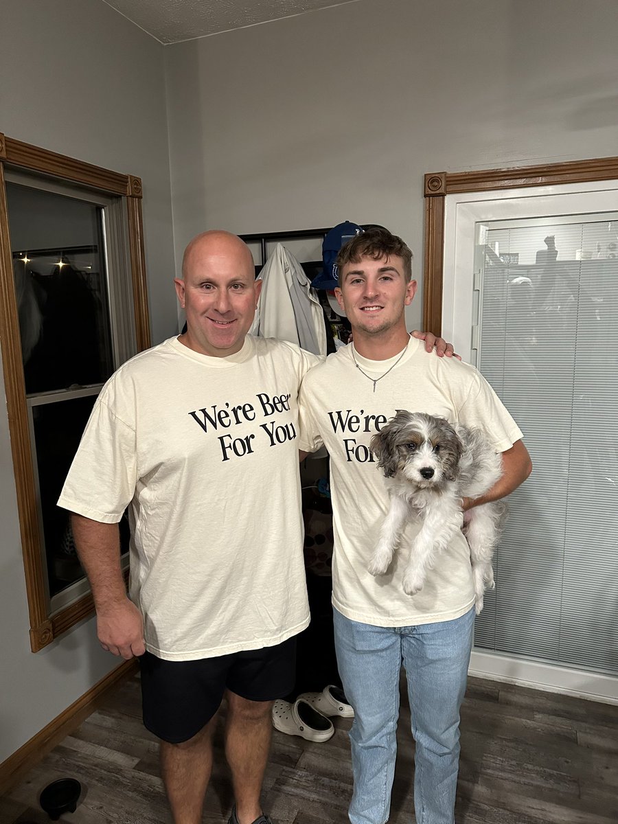 brad_douglas's tweet photo. Hey @drinkgaragebeer I ❤️ the new B-Day gear my family got me & @bradyn_douglas
Thanks to the legends in the @OutKickTNML for turning me onto this great🍺 🇺🇸 🍻 #BusterDaPupper #Family https://t.co/IrEomv6cTi